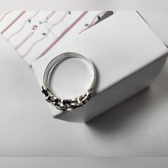 Plumeria .925 Sterling Silver Ring - Picture 5 of 14